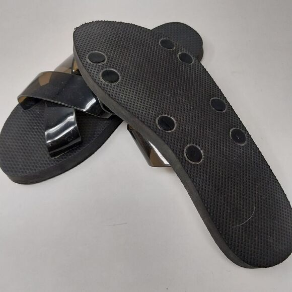 OLD NAVY SANDALS/FLIP FLOPS. BLACK. SIZE 7. - Picture 5 of 7